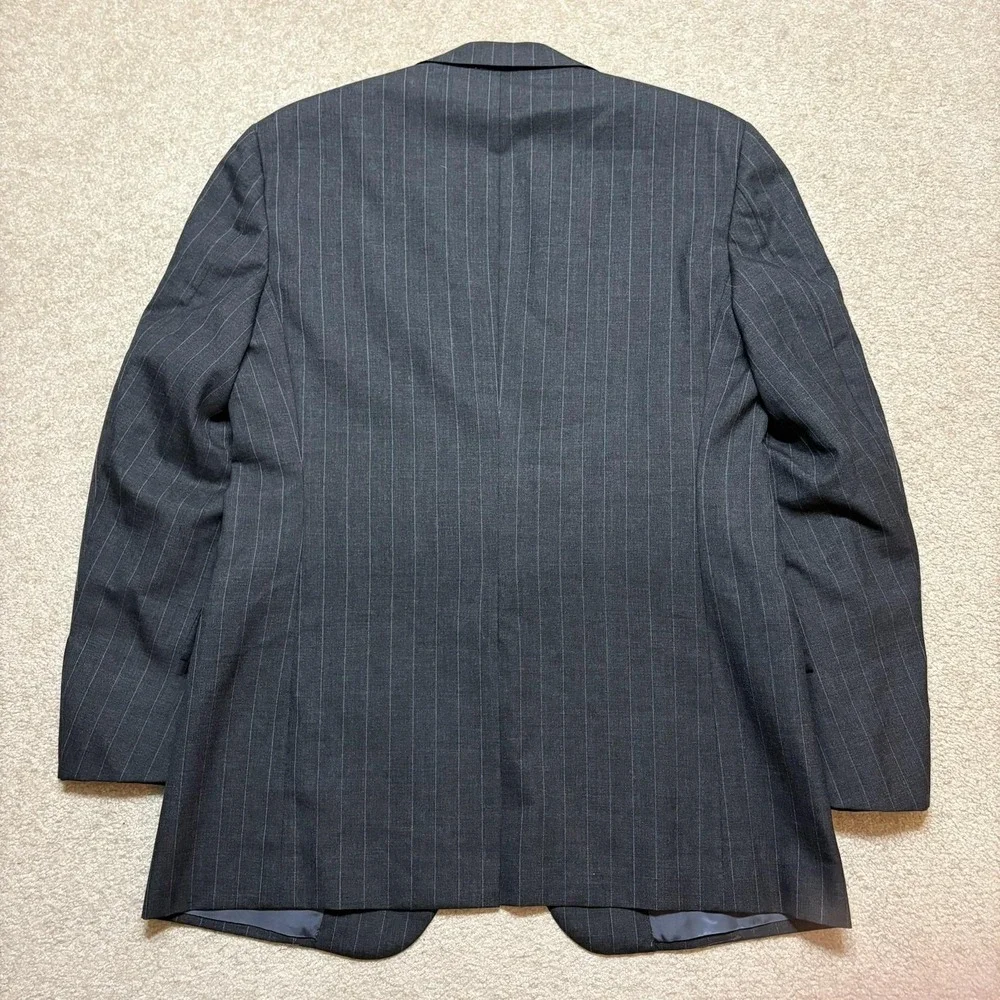 Polo By Ralph Lauren Blazer Mens 42 Pinstripe Wool Sport Coat USA Neiman Marcus